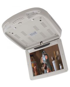 Gryphon MV-RF1040DVD 10.4 inch Overhead Swivel Flip Down Monitor with Built in DVD Player