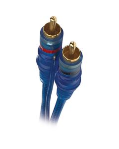 Metra Raptor NBRCA Neon Blue Series RCA Audio Cable