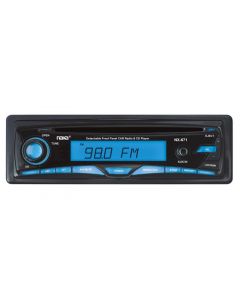 Discontinued - Naxa NCA-671 Single DIN In Dash Receiver and Detachable Stereo AM/FM Car Radio with CD Player and AUX