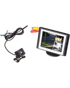 Safesight SC3102-TOP451M 3.5" Reverse back up monitor with surface mount reverse camera