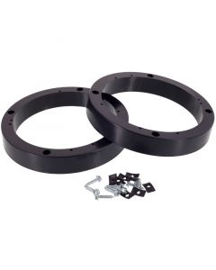 Metra 82-4300 Speaker Adaptors Universal 1" Plastic Spacer Rings Depth Extender Pair