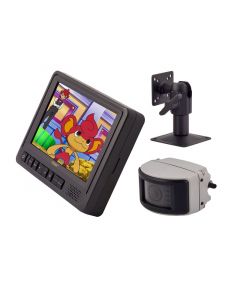 RV Back Up System Combo Kit - Audiovox AOS701 (Voyager AOM713 Rear View 7 inch Monitor, Voyager VCCS150 CCD Camera and PanaVise 727-04 Pedestal Mount)