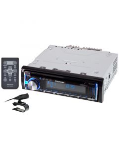 Pioneer DEH-X6600BS Single DIN CD Car Stereo with Bluetooth - Main