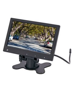 Accelevision LCDP7HDMI 7" TFT LCD monitor with HDMI input - Front right of monitor