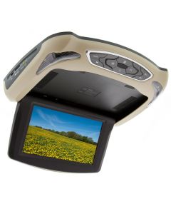 Quality Mobile Video CVUA-C92-N1 9 Inch Roof-Mounted Car DVD and Media Player (Interchangeable Tan / Black Cover)