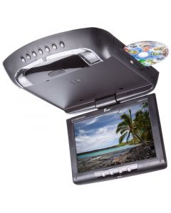 Tview T128DVFDBK 12 inch Overhead DVD player - With DVD loaded