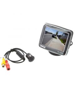 Pyle PLCM32 3.5" TFT LCD Monitor with surface / flush mount camera system