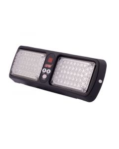 Safesight UF0050 High Power Amber LED Visor Strobe with 16 Adjustable Flash Patterns for RV, Bus or Truck