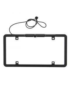 Boyo VTL375 Ultra Slim Zinc Metal License Plate Camera (Black) CCD