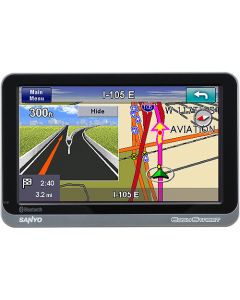 Sanyo NVM-4370 4.3" Portable GPS navigator with text to speech and Bluetooth