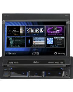 DISCONTINUED -Clarion NZ501 Single DIN In Dash 7 inch Motorized LCD Monitor with Multimedia DVD Player, Built-in Navigation, Parrot Bluetooth Module and Touch Panel