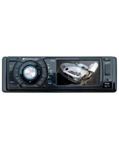 DISCONTINUED - Planet Audio P9680 Single DIN 3.2 Inch Widescreen Touchscreen LCD In Dash Monitor and DVD Multimedia 80w x 4 Receiver with USB, SD and AUX
