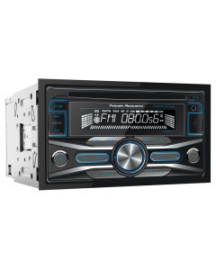 POWER ACOUSTIK PCD‐42B Double-DIN In-Dash CD Receiver with 32GB USB Playback (With Bluetooth) for Vehicles