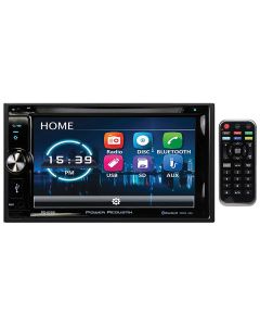 Power Acoustik PD-625B Double DIN 6.2 inch In-Dash DVD/CD/SD/AM/FM Receiver with Bluetooth