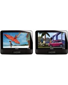 Philips PD9016/37 9" Dual Screen Dual DVD Portable Headrest Monitors