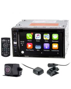 Pioneer AVIC-6201NEX Double DIN 6.2 inch In Dash Car Stereo Receiver with Navigation, DVD, Apple CarPlay, HDMI and SiriusXM