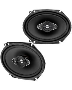 Pioneer TS-A6880F 6 x 8 inch 4-Way Coaxial Speakers - Fits 5 x 7