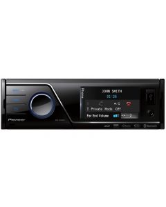Pioneer MVH-P8200BT Single DIN In Dash Digital Multimedia Receiver with Bluetooth 3 inch Color Display SD and USB