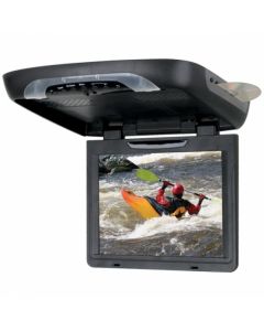 DISCONTINUED - Planet Audio P12.1AIO 12.1 Inch Roof Mount Flip Down TFT LCD Monitor with Built In Multimedia DVD Player and Housing-Monitor Options