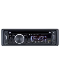 Discontinued - Planet Audio P370MA Single DIN 240 Watt AM/FM Receiver with MP3 Player/ iPod compatibility and Front AUX Input