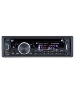 Discontinued - Planet Audio P375UA Single DIN 240 Watt AM/FM Receiver with Detachable Face, MP3 Player/ iPod compatibility, USB, SD and Front AUX Inputs