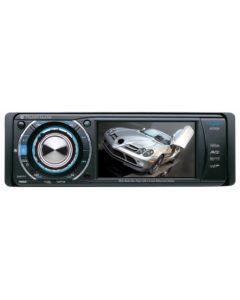 DISCONTINUED - Planet Audio P9695B In Dash Single DIN 3.6 Inch Widescreen Touchscreen Drop Down TFT LCD Monitor with Built In Multimedia DVD Receiver and Bluetooth
