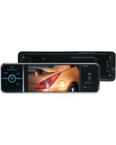 DISCONTINUED - Planet Audio P9707B 4.3" Single-DIN In-Dash Motorized Slide-Down Widescreen Touchscreen TFT DVD Monitor with Bluetooth