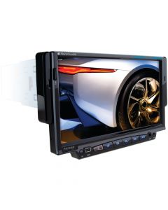 Planet Audio P9724 7" Single-DIN In-Dash Slide-Down DVD Receiver with Detachable Touchscreen