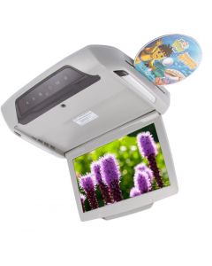 DISCONTINUED - Power Acoustik PMD-101GRMH 10.3 Inch Roof Mount Flip Down Widescreen with DVD player and ATSC-MH TV Tuner - Grey