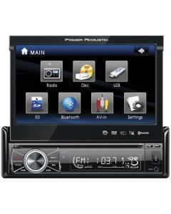 DISCONTINUED - Power Acoustik PTID-8920 7" Motorized Touch screen LCD DVD Receiver with Detachable Face No Bluetooth