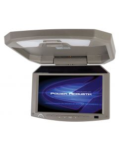 POWER ACOUSTIK PT‐90CMBK Ceiling-Mount Swivel Widescreen LCD Monitor (Black) with white LED dome light for Vehicles