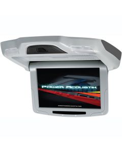 DISCONTINUED - Power Acoustik PT-92CMGR Grey 9 Inch Universal Roof Mount Flip Down Widescreen TFT LCD Monitor