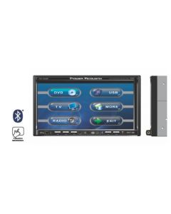 DISCONTINUED - Power Acoustik PTID-7350NRBT 7" Widescreen Touch screen Double-Din Monitor with Bluetooth