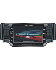Power Acoustik PTID-4360 4.3" 16:9 Touch Screen DIN Size In Dash Fully Motorized TFT Monitor DVD/AM/FM