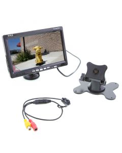 Pyle PLCM7700 7" Window Mount TFT/LCD Monitor and Rearview Camera with Distance Scale Line