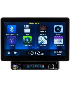 Pyle PLD11BT Single DIN Bluetooth Stereo with 10 Inch Touchscreen Multimedia Display - Main