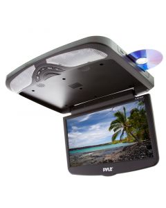 Pyle PLRD163IF 16.4" TFT LCD Flip-Down Monitor with Built-In DVD Player and Wireless FM Modulator/IR Transmitter