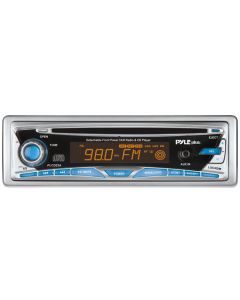 Discontinued - Pyle PLCD23A 160 Watt Single DIN AM/FM/CD Receiver with Manual Controls and Detachable Face