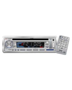 DISCONTINUED - Pyle PLCD3MR Hydra Series Marine Single DIN In Dash CD/MP3/AM/FM MPX Electronic Tuning Receiver with USB and SD Ports