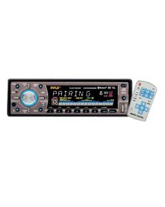 Discontinued - Pyle PLCD70MUBT 240 Watt Single DIN AM/FM/CD/MP3 Receiver with Motorized Detachable Face and Bluetooth Wireless Technology