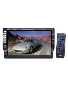 DISCONTINUED - Pyle PLD71MU Single DIN In Dash 7 Inch Motorized Touchscreen LCD Monitor with 80W x 4 DVD Multimedia Receiver, USB and SD Slots