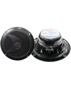 Pyle PLMR60B 6.5" Dual Cone Marine Speakers - Black
