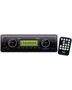 Pyle PLMR86B Marine Single-Din In-Dash Marine Mechless Receiver - Black