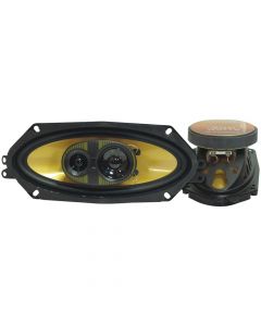Pyramid 4108GS 4" x 10" 300-Watts 3-Way Speakers