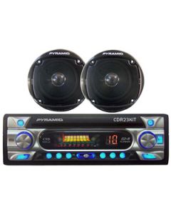 Discontinued - Pyramid CDR23KIT AM/FM/CD Receiver with 4 Inch Speakers