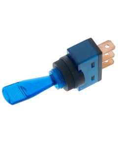 Quality Mobile Video 01003-B Large Fully illuminated SPDT Toggle Switch - Blue