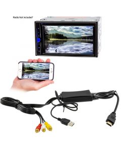 Quality Mobile Video HDMIV HDMI to Composite Video/Audio Mirroring Adapter Cable