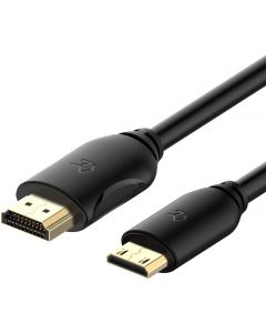 Quality Mobile Video MINIHDMI6 6 foot Mini HDMI to full sized HDMI Cable