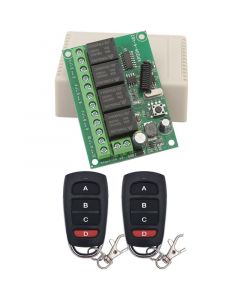 Quality Mobile Video RMR12V4 6-30 volt 4-Channel RF remote controlled relay