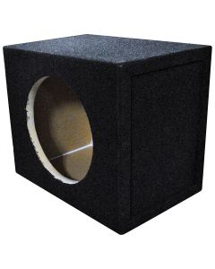 QPower BQSOLO8 Single 8" Sealed Front-Firing Subwoofer Enclosure